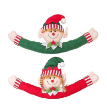 2pcs New Christmas Decoration Elves Curtain Fancy Buckles Creative Doll Curtain Drawstring Doll Door Hanging Pxcl