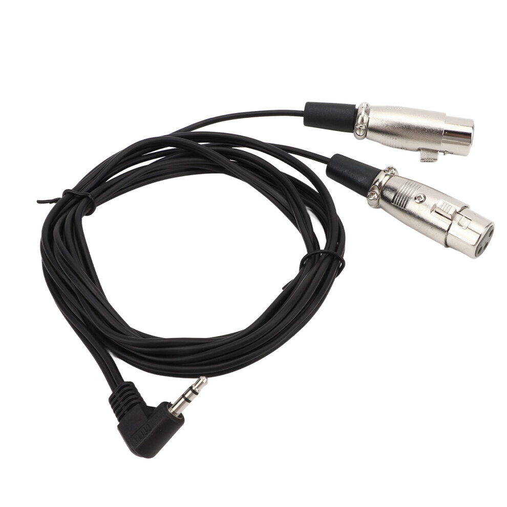 Dual Female Xlr To 3.5Mm Y Splitter Cable 0.3M Portable Audio Adapter 4181332663371