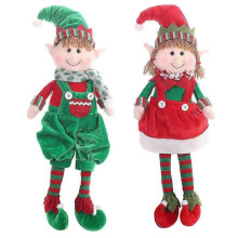 New Christmas Products Christmas Hanging Leg Elf Sitting Posture Doll Ornaments Children's Gift Elf Doll Ornaments