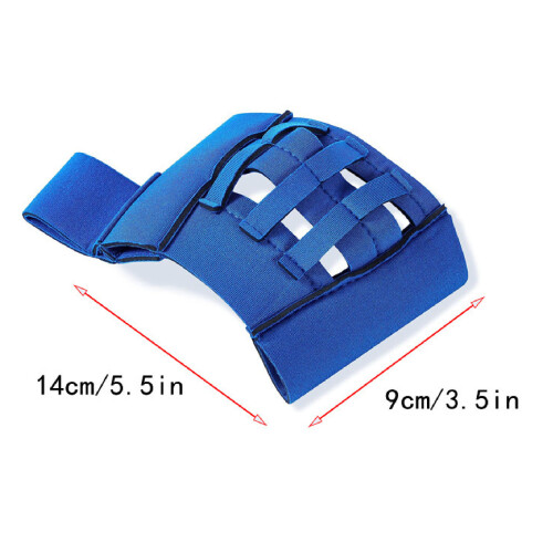 Finger-Web-Trainingshandschuh Polyesterfaser Mini-Web-Handschuh Ballfänger für Baseball Softball Tennis Blau 1