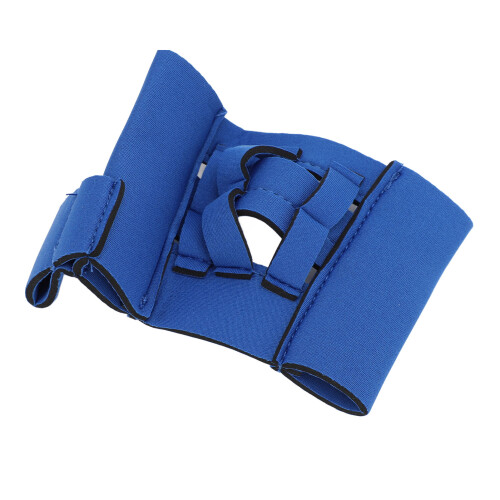 Finger-Web-Trainingshandschuh Polyesterfaser Mini-Web-Handschuh Ballfänger für Baseball Softball Tennis Blau 2