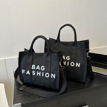 (Black, Large) Tote Simple Beautifully Bag Trendy And Practical Design For Daily Use In Colors Eye Catching