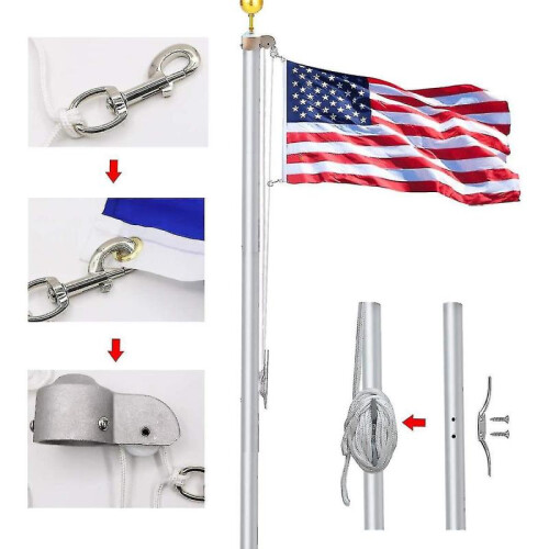 Flag Pole Hardware Parts Repair Kits NIUNIU 1