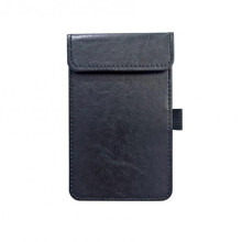 Leather Clipboard Writing Board Menu Holders with Pen Insert and Magnetic Buckle for Office Business School Cafes Bars Restaurant(1pc, black)