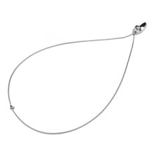 Tierasche-Halskette 34x16mm Anhänger 60cm Kette S/S