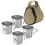 Sierra Cups 210ml 4-Pack con bolsa marrón 80x70x60mm 2