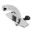 Grifo sensor de cobre cromado tipo DC 15.5x12cm 938g 1