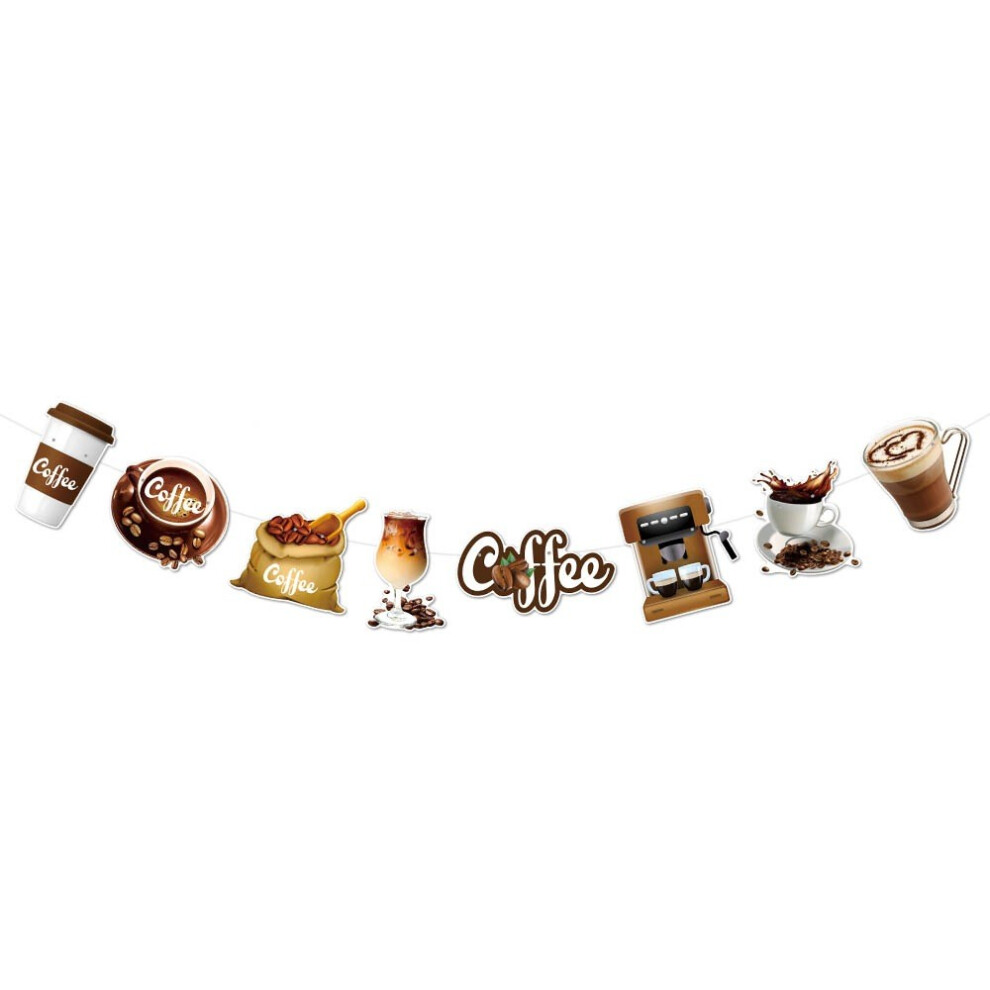 (Style 2) Party Celebrations Coffee Decor With Happy Birthday Banner Streamers Spiral And-image-OPC-PJBJFJY-NEW