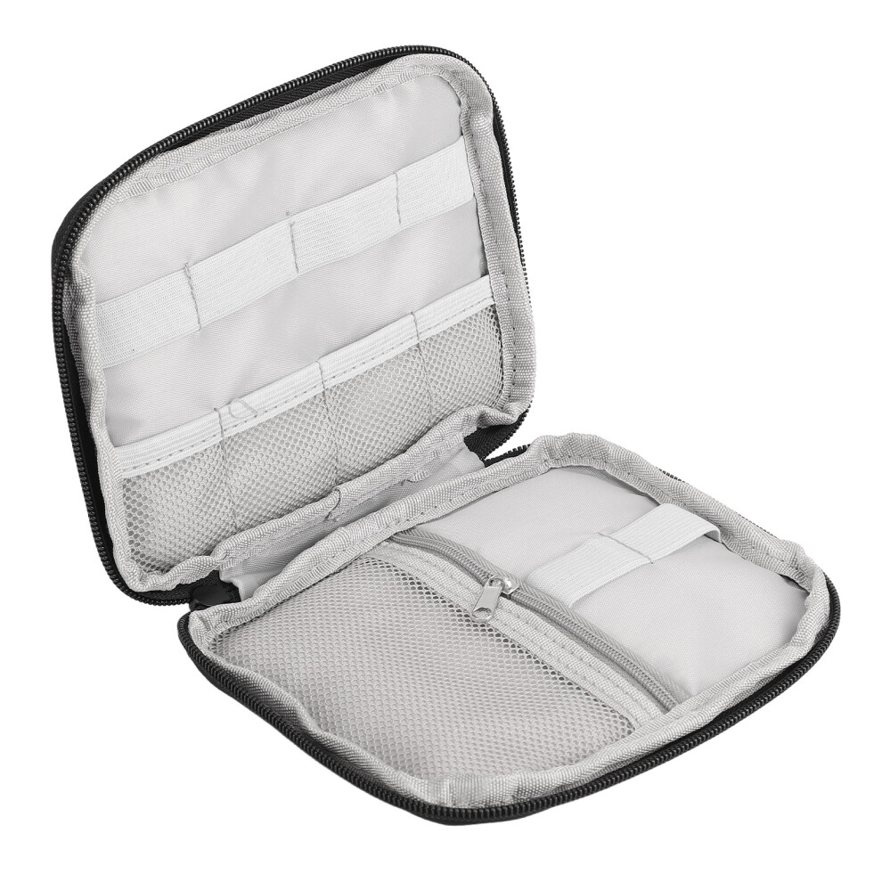 Lightweight Electronics Organizer Bag With Zipper For Travel Black 5051332668159