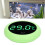 Touch Screen Fish Tank Thermometer, ABS, 4.7cm, CR2032 Battery 6