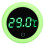 Touch Screen Fish Tank Thermometer, ABS, 4.7cm, CR2032 Battery 2