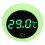 Touch Screen Fish Tank Thermometer, ABS, 4.7cm, CR2032 Battery 14