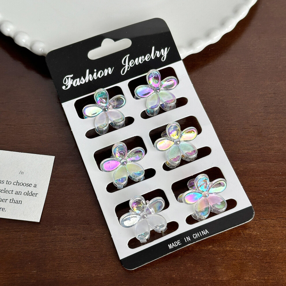 (Set 4) Hair Artistic Mini Claw Clips For Women In A Variety Of Colors For Styling Elegant Hair-image-OPC-PJBJFQH-NEW