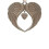 Christmas Tree Ornaments Heart Angel Wing Shaped Hanging Pendents 1