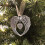 Christmas Tree Ornaments Heart Angel Wing Shaped Hanging Pendents 3
