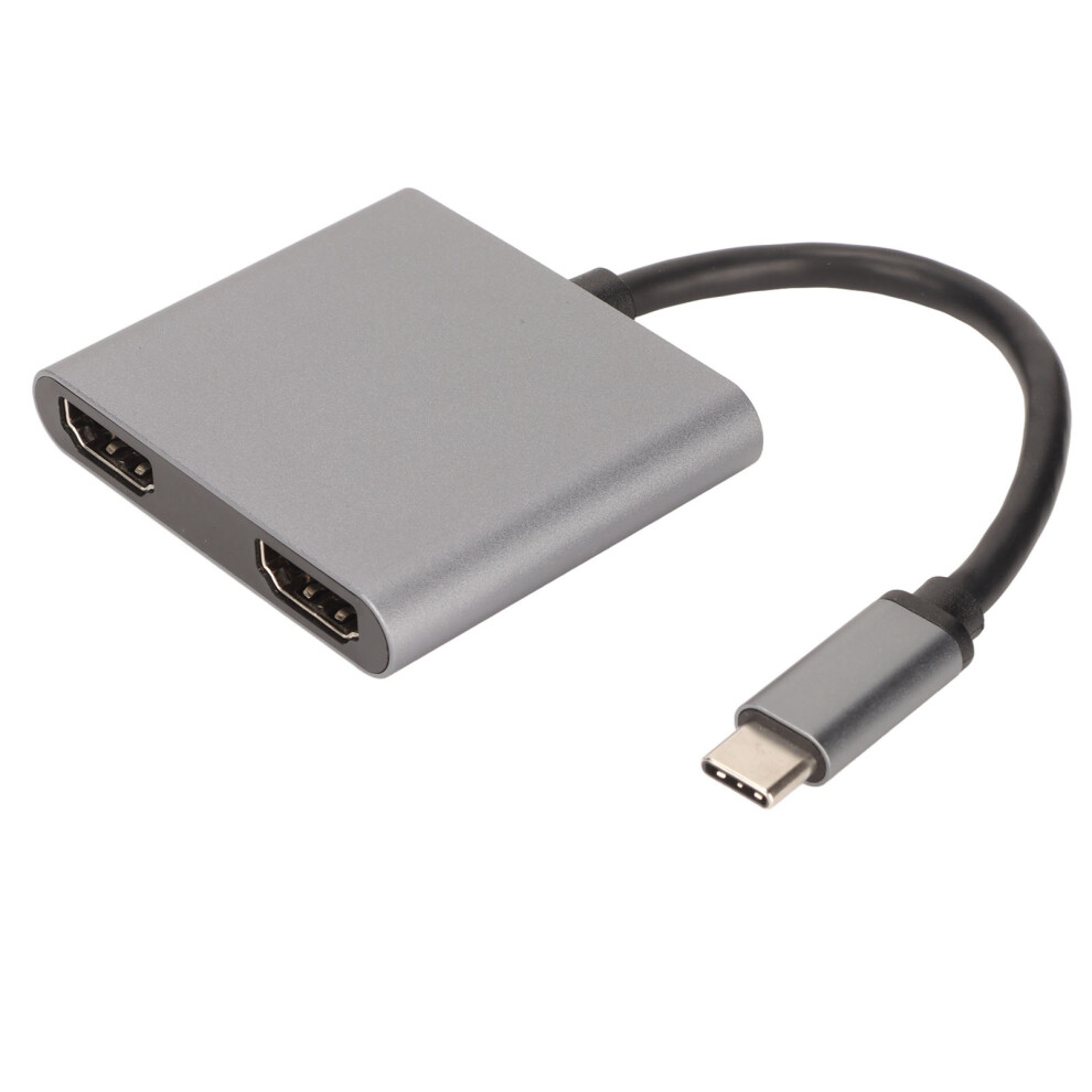 Usb C To Dual Hdmi 4K 60Hz Hub - Multiport Multimedia Interface Adapter 7621332668541