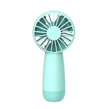 (Green) Handheld Fan, Rechargeable Mini Fan, Portable Hand Fan Personal Fan With 3 Speeds Travel Fan Electric Fan