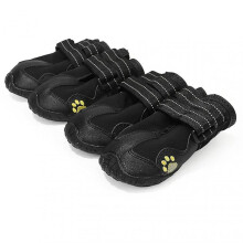 (black) Dog Shoes Boots Waterproof Shoes For Dogs With Reflective