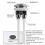 Home Universal Dual Flush Push Button Replacement for Toilet Cistern Tank 4