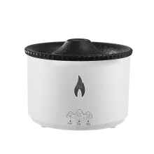 Flame Humidifier Mute Aromatherapy Machine Bedroom Light Fog Volume Air Purification Diffuser Aromatherapy Machine