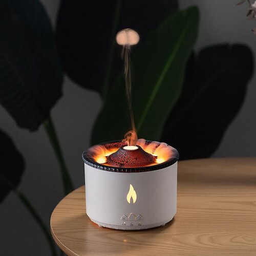 Flame Humidifier Mute Aromatherapy Machine Bedroom Light Fog Volume Air Purification Diffuser Aromatherapy Machine 2
