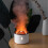 Flame Humidifier Mute Aromatherapy Machine Bedroom Light Fog Volume Air Purification Diffuser Aromatherapy Machine 2