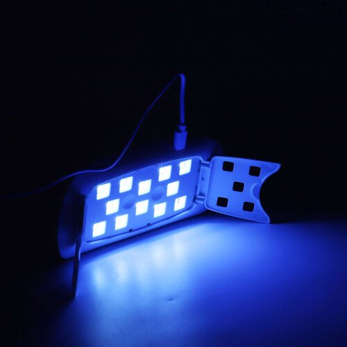 DIY Resin UV Curing Lamp 36W with 12 LED Beads Foldable Stand USB Compatible 2