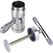 Honey Presser, Handheld Portable Honey Extractor Stainless Steel Honey Presser for Juice, Cider, Wine, Olive Oil(1pc, silver)