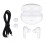 weiße Earbuds W10, 400 mAh Ladecase, 50 mAh  2, 40 Std. 2