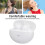 weiße Earbuds W10, 400 mAh Ladecase, 50 mAh  2, 40 Std. 3