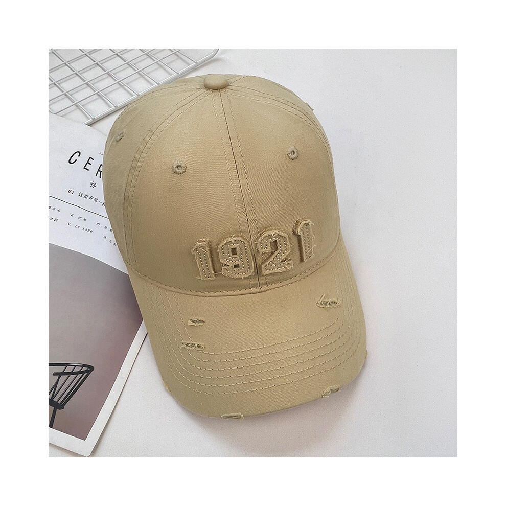 (Khaki) Baseball Summer Fashion Cap With Digital Embroidery Design Wear For Daily-image-OPC-PJBJHM2-NEW