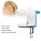 Blue Hand Operated Yarn Ball Winder, Lightweight, Compact Plastic 5