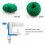 Blue Hand Operated Yarn Ball Winder, Lightweight, Compact Plastic 8