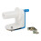 Blue Hand Operated Yarn Ball Winder, Lightweight, Compact Plastic 16