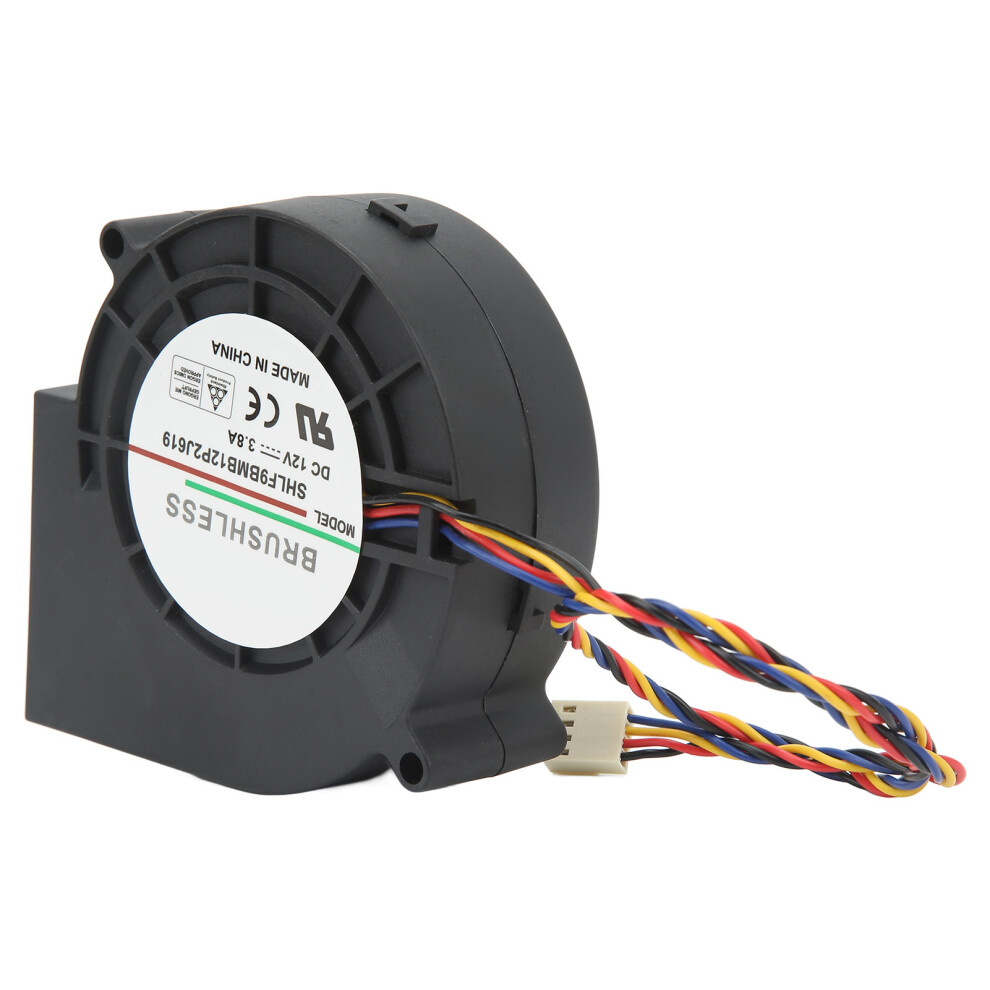 Versatile 7000Rpm Dc 12V Brushless Cooling Fan 3.8A Dual Ball Bearing Blower 4631332672984