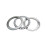 Thrust Ball Bearings Chrome Steel One-Way Rolling Direction (4pcs, silver) 2