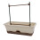 2pcs Balcony Planter Box Set with Double Trellis 46cm White 15