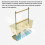 2pcs Balcony Planter Box Set with Double Trellis 46cm White 4