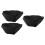 14 Inch Black Half Round Planter Liner Insert for Indoor Outdoor Use 3