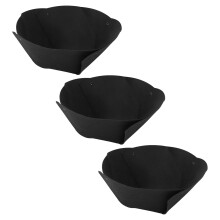14 Inch Black Half Round Planter Liner Insert for Indoor Outdoor Use