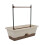 2pcs Balcony Planter Box Set with Double Trellis 46cm White 11