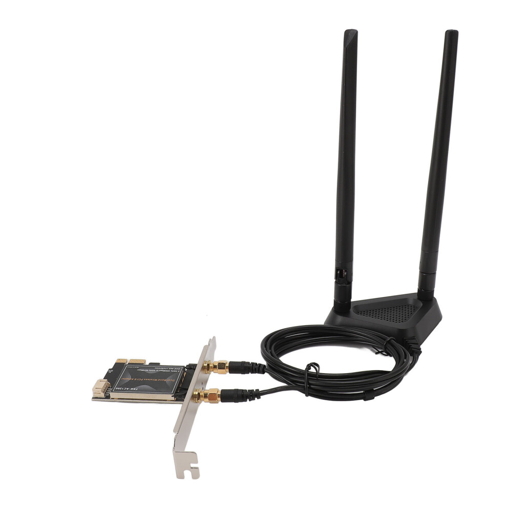 6000Mbps Pcie Wifi 6E Card With Dual Antennas & Bluetooth 5.2 4211332673749