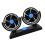 Ventilatore USB per auto a doppia testa 20,3x16,3cm 650,00g nero 1
