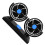 Ventilatore USB per auto a doppia testa 20,3x16,3cm 650,00g nero 13