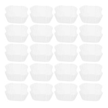 100pcs Square Paper Liners for Muffins Cupcakes Disposable Small Muffin Cupcake Wrapper Paper Cases