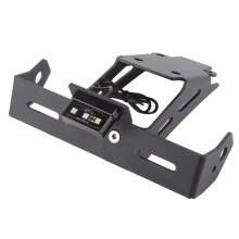 GSXS 1000 2022+ 3-LED-Kennzeichenhalter, Kohlenstoffstahl