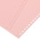 Durable PP A5 20-Hole Binding Covers Pink 20 Sheets Rollable & Waterproof 5