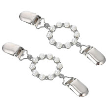 2 Pcs Sweater Shawl Clips Cardigan Collar Clip Dress Scarf Buckles