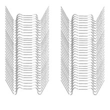 Greenhouse Glazing Clips,125 Pieces Greenhouse Glazing Clips