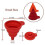 Funnel Set Foldable Funnel, Pack Of 4 Silic Funnels 4